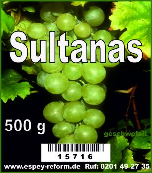 Sultanas SA 500 g